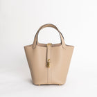 PICOTIN 18 LOCK CLEMENCE LEATHER TRENCH TAURILLON WITH GOLD HARDWARE (GHW)