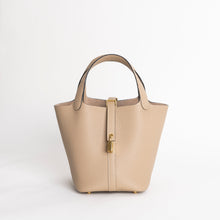 PICOTIN 18 LOCK CLEMENCE LEATHER TRENCH TAURILLON WITH GOLD HARDWARE (GHW)