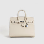 BIRKIN 25 (SELLIER SHAPE) EPSOM LEATHER CEAIE WITH PALLADIUM HARDWARE (PHW)