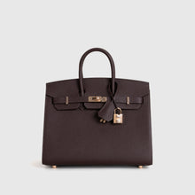 BIRKIN 25 (SELLIER SHAPE) EPSOM LEATHER ROUGE SELLIER WITH ROSE GOLD HARDWARE (RGHW)