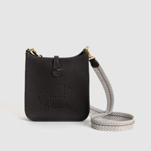 MINI EVELYNE (TPM) CLEMENCE LEATHER EBENE WITH GOLD HARDWARE (GHW)