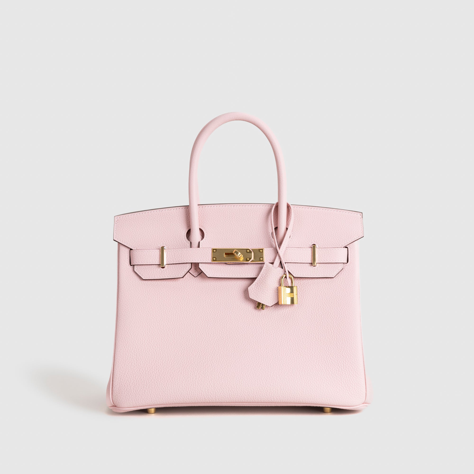 BIRKIN 30 TOGO LEATHER ROSE SAKURA WITH GOLD HARDWARE (GHW)