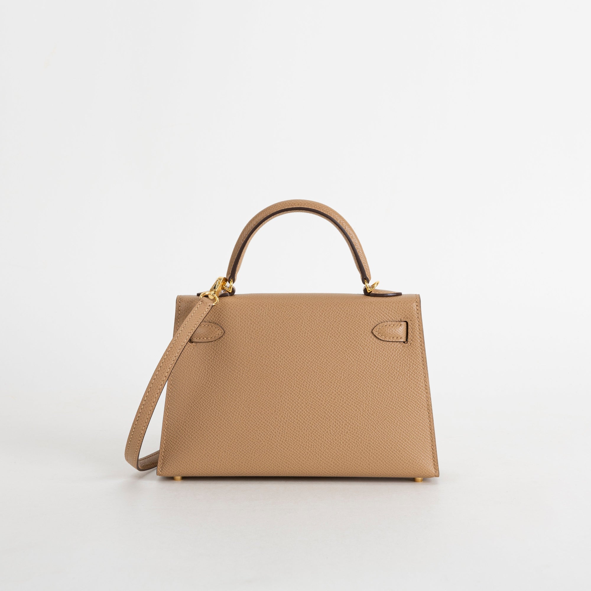 MINI KELLY II (20) EPSOM LEATHER CHAI WITH GOLD HARDWARE (GHW)