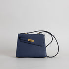 KELLY DESORDRE EPSOM LEATHER BLEU ABYSSE WITH GOLD HARDWARE (GHW)