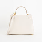 KELLY 28 TOGO LEATHER CRAIE WITH GOLD HARDWARE (GHW)