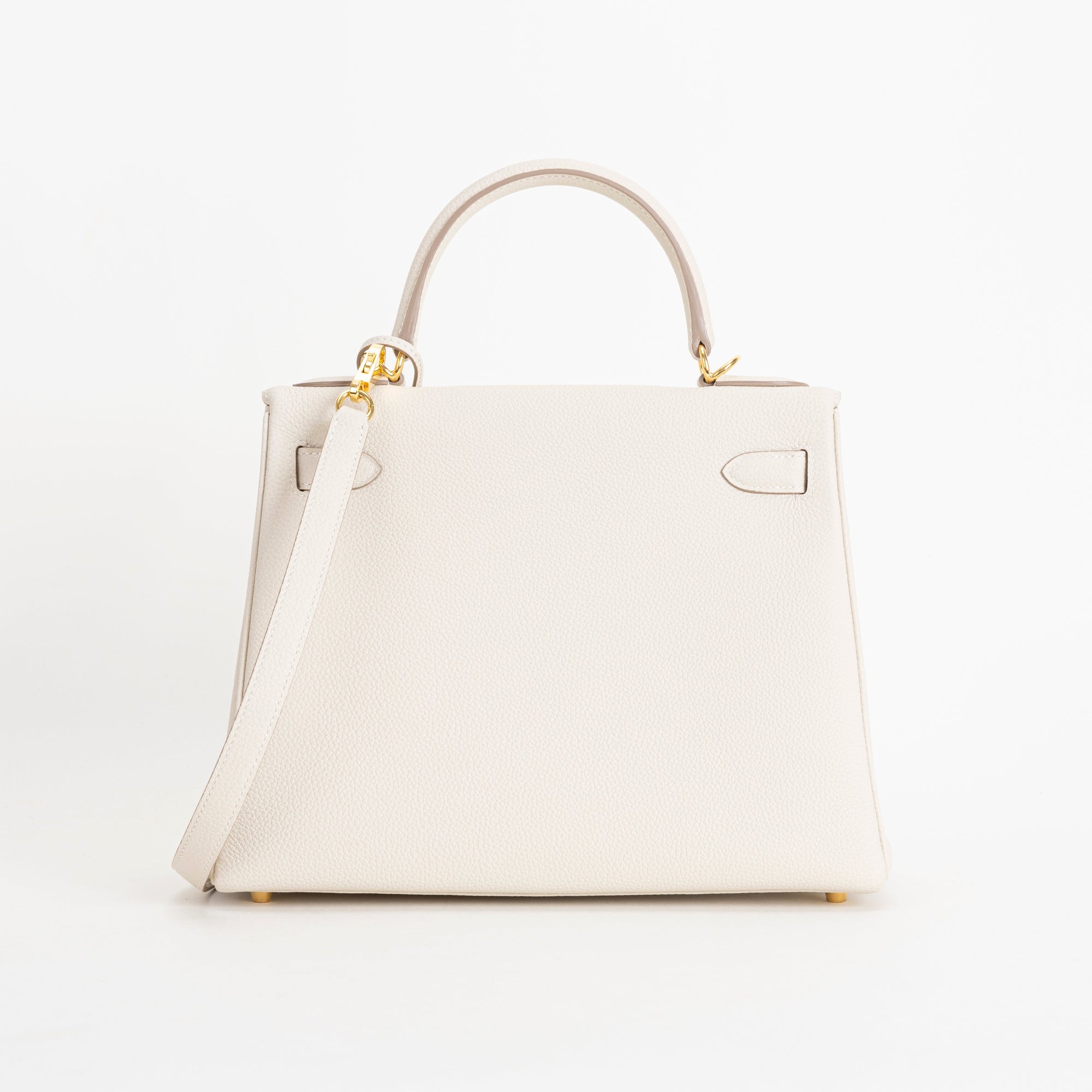 KELLY 28 TOGO LEATHER CRAIE WITH GOLD HARDWARE (GHW)