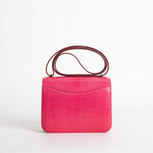 CONSTANCE 18 (MINI) LIZARD LEATHER ROSE FUCHSIA WITH GOLD HARDWARE (GHW)