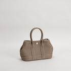 GARDEN PARTY (MINI) NEGONDA LEATHER ETOUPE WITH PALLADIUM HARDWARE (PHW)