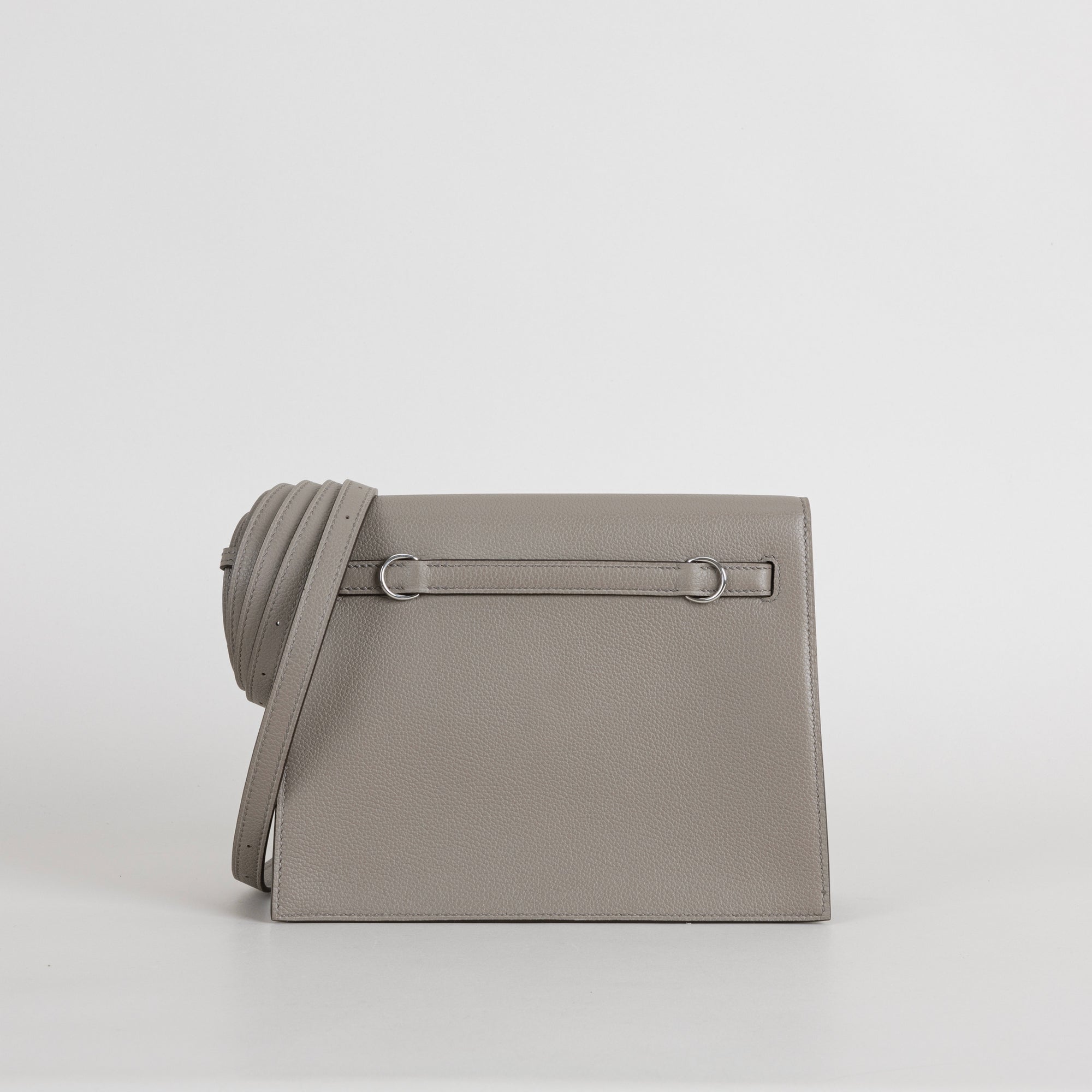KELLY DANSE EVERCOLOR LEATHER GRIS ASPHALTE WITH PALLADIUM HARDWARE (PHW)