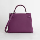 KELLY 28 TOGO LEATHER ANEMONE WITH PALLADIUM HARDWARE (PHW)