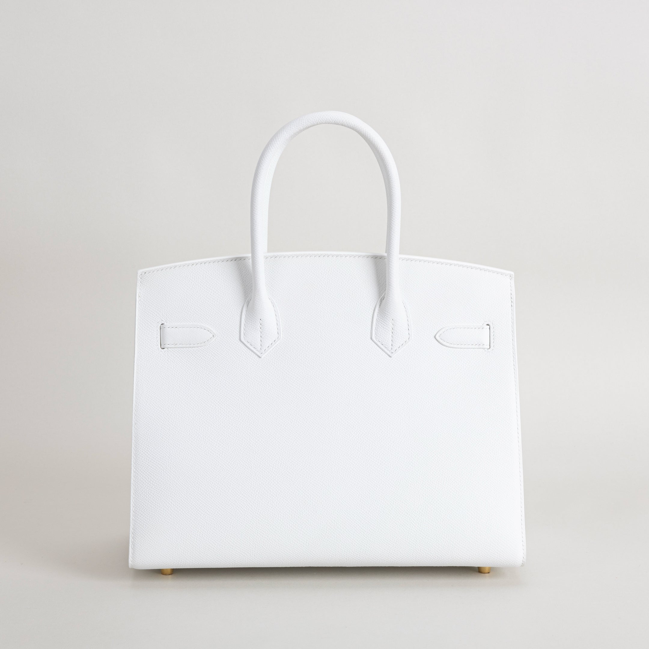 BIRKIN 30 (SELLIER SHAPE) EPSOM LEATHER WHITE WITH GOLD HARDWARE (GHW)