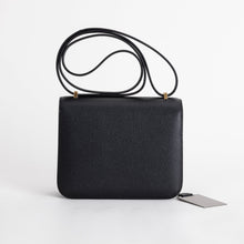 CONSTANCE 18 (MINI) EPSOM LEATHER NOIR (BLACK) WITH GOLD HARDWARE (GHW)