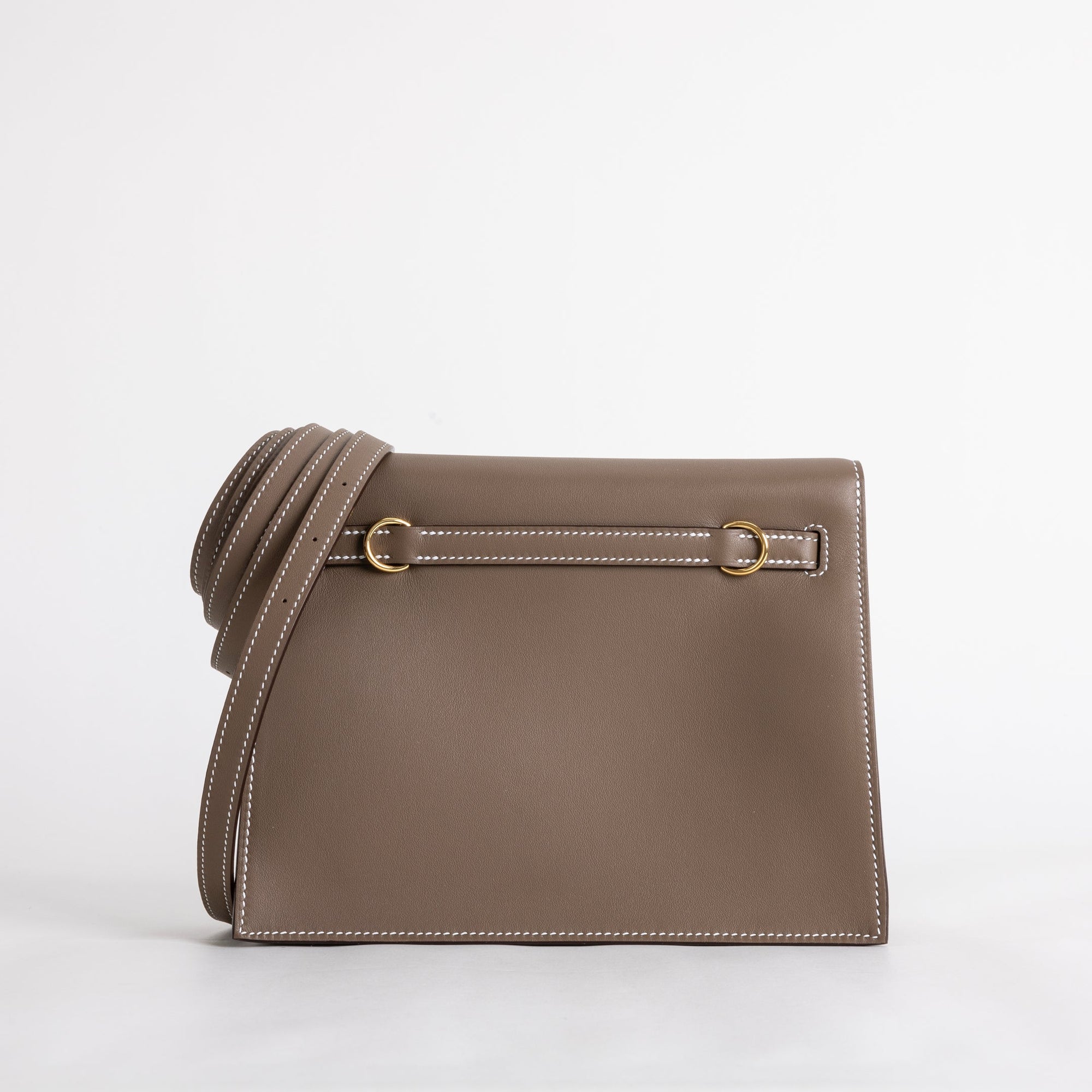 KELLY DANSE SWIFT LEATHER ETOUPE WITH GOLD HARDWARE (GHW)