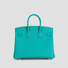 BIRKIN 25 TOGO LEATHER BLEU PAON WITH GOLD HARDWARE (GHW)