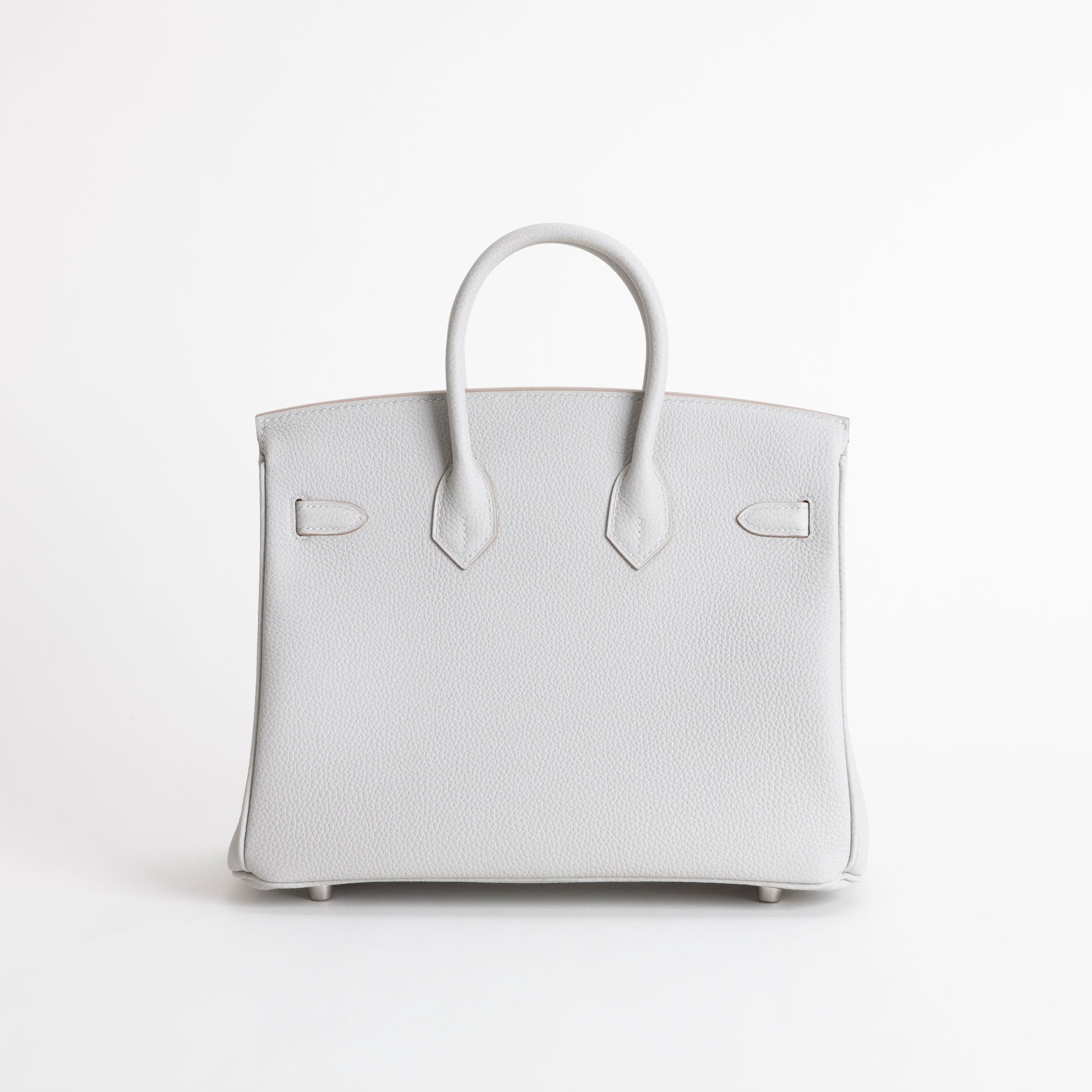 BIRKIN 25 TOGO LEATHER BLEU GLACIER WITH PALLADIUM HARDWARE (PHW)