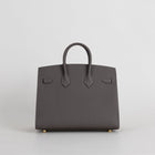 BIRKIN 25 EPSOM LEATHER (SELLIER SHAPE) ETAIN WITH GOLD HARDWARE (GHW)