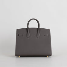 BIRKIN 25 EPSOM LEATHER (SELLIER SHAPE) ETAIN WITH GOLD HARDWARE (GHW)