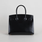 BIRKIN 30 (SELLIER SHAPE) BLACK BOX CALF LEATHER WITH GOLD HARDWARE (GHW)