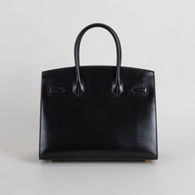 BIRKIN 30 (SELLIER SHAPE) BLACK BOX CALF LEATHER WITH GOLD HARDWARE (GHW)