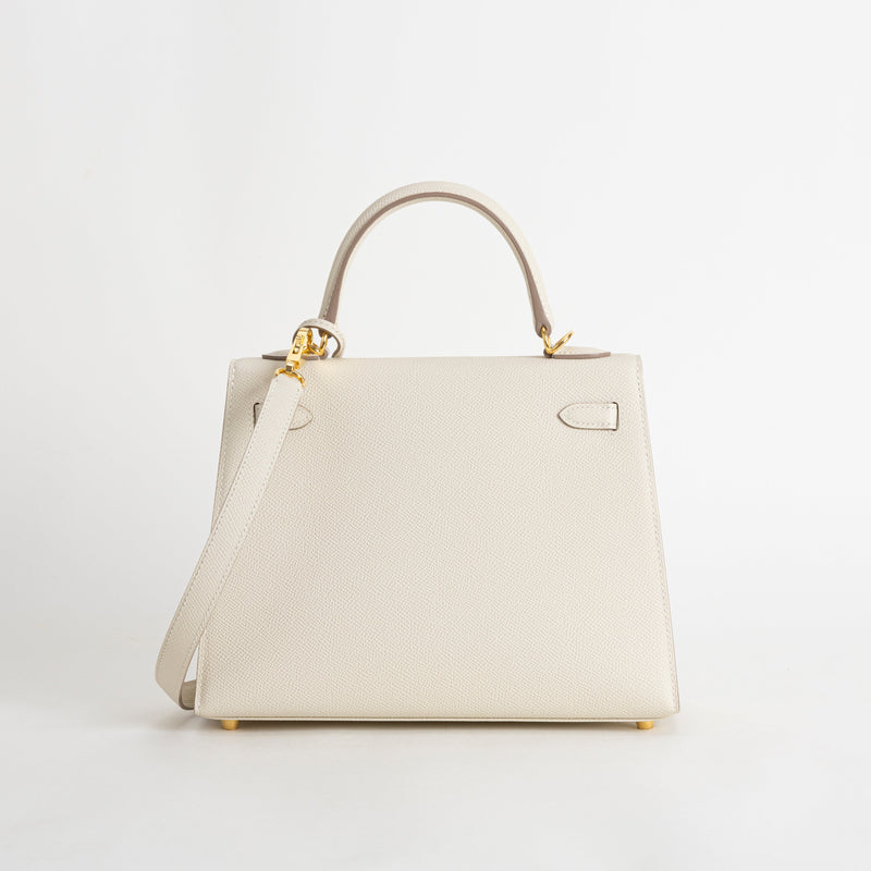 KELLY 25 EPSOM LEATHER CRAIE WITH GOLD HARDWARE (GHW)