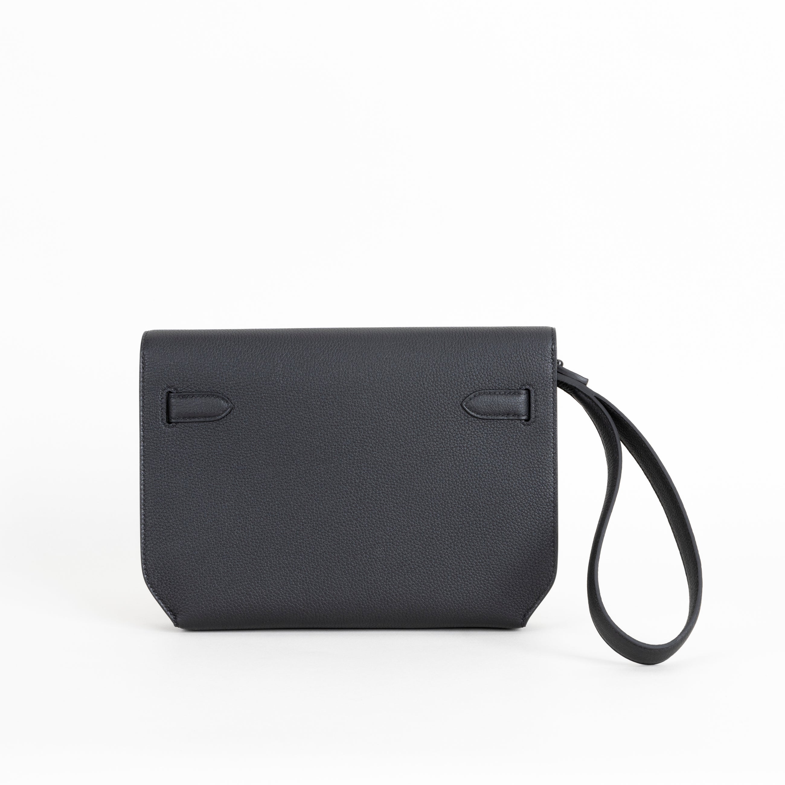 KELLY DEPECHES 25 TOGO LEATHER SO BLACK WITH PVD BLACK HARDWARE (LIMITED)