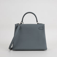 KELLY 28 TOGO LEATHER VERT AMANDE WITH PALLADIUM HARDWARE (PHW)