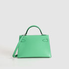 MINI KELLY II (20) CHEVRE LEATHER COMICS WITH PALLADIUM HARDWARE (PHW)