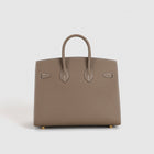 BIRKIN 25 (SELLIER SHAPE) EPSOM LEATHER ETOUPE WITH GOLD HARDWARE (GHW)