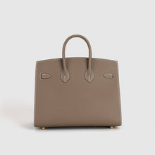 BIRKIN 25 (SELLIER SHAPE) EPSOM LEATHER ETOUPE WITH GOLD HARDWARE (GHW)