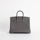 BIRKIN 25 TOGO LEATHER ETAIN WITH ROSE GOLD HARDWARE (RGHW)
