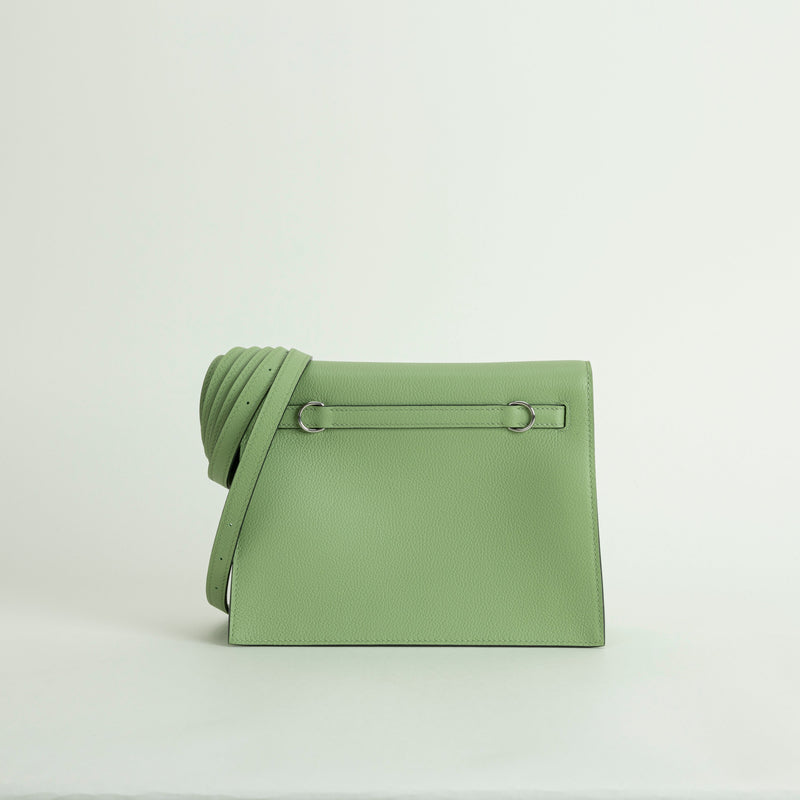 KELLY DANSE EVERCOLOR LEATHER VERT CRIQUET WITH PALLADIUM HARDWARE (PHW)