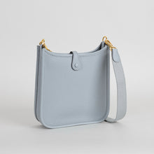MINI EVELYNE (TPM) CLEMENCE LEATHER BLEU GLACIER WITH GOLD HARDWARE (GHW)