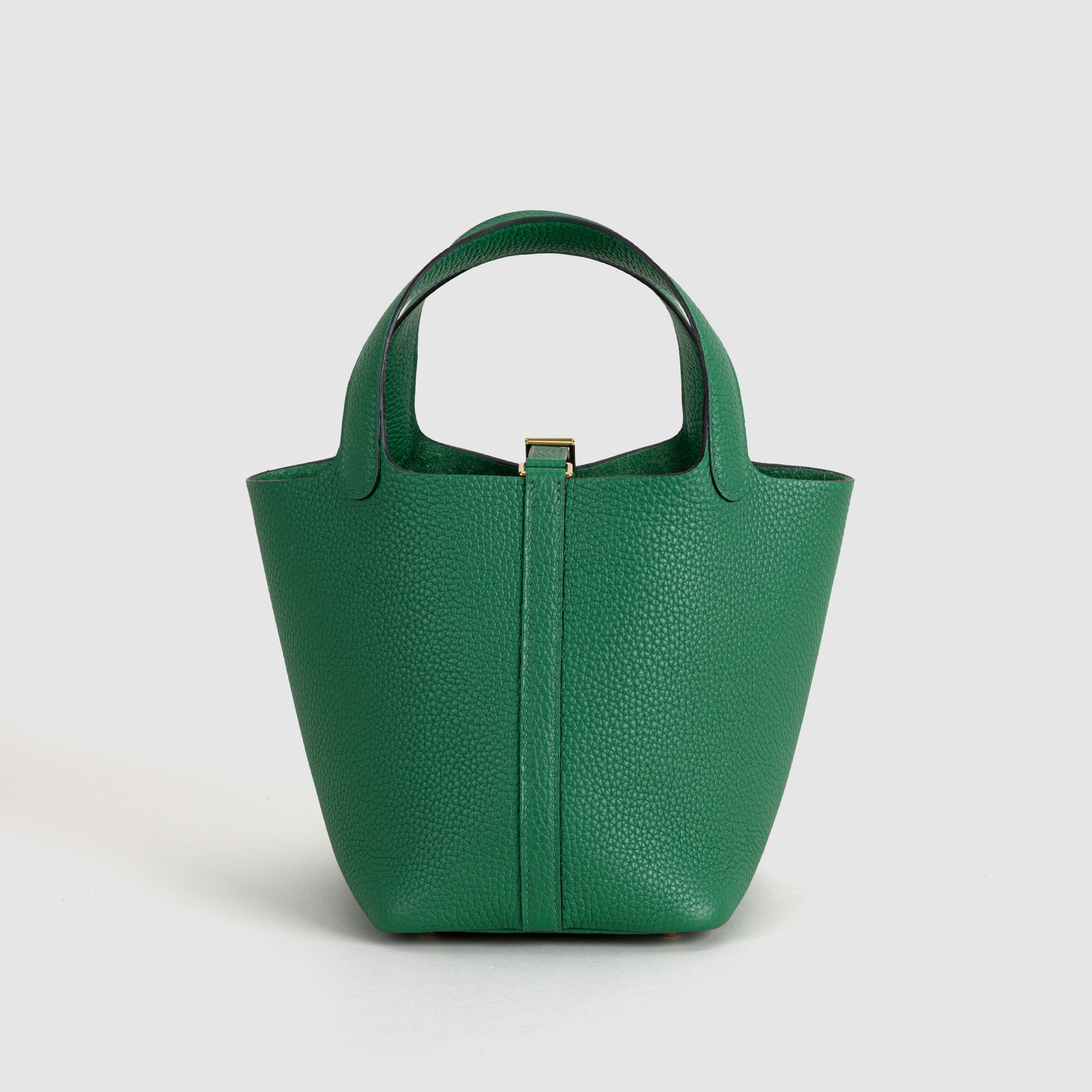 PICOTIN 18 LOCK CLEMENCE LEATHER VERT VERTIGO WITH GOLD HARDWARE (GHW)