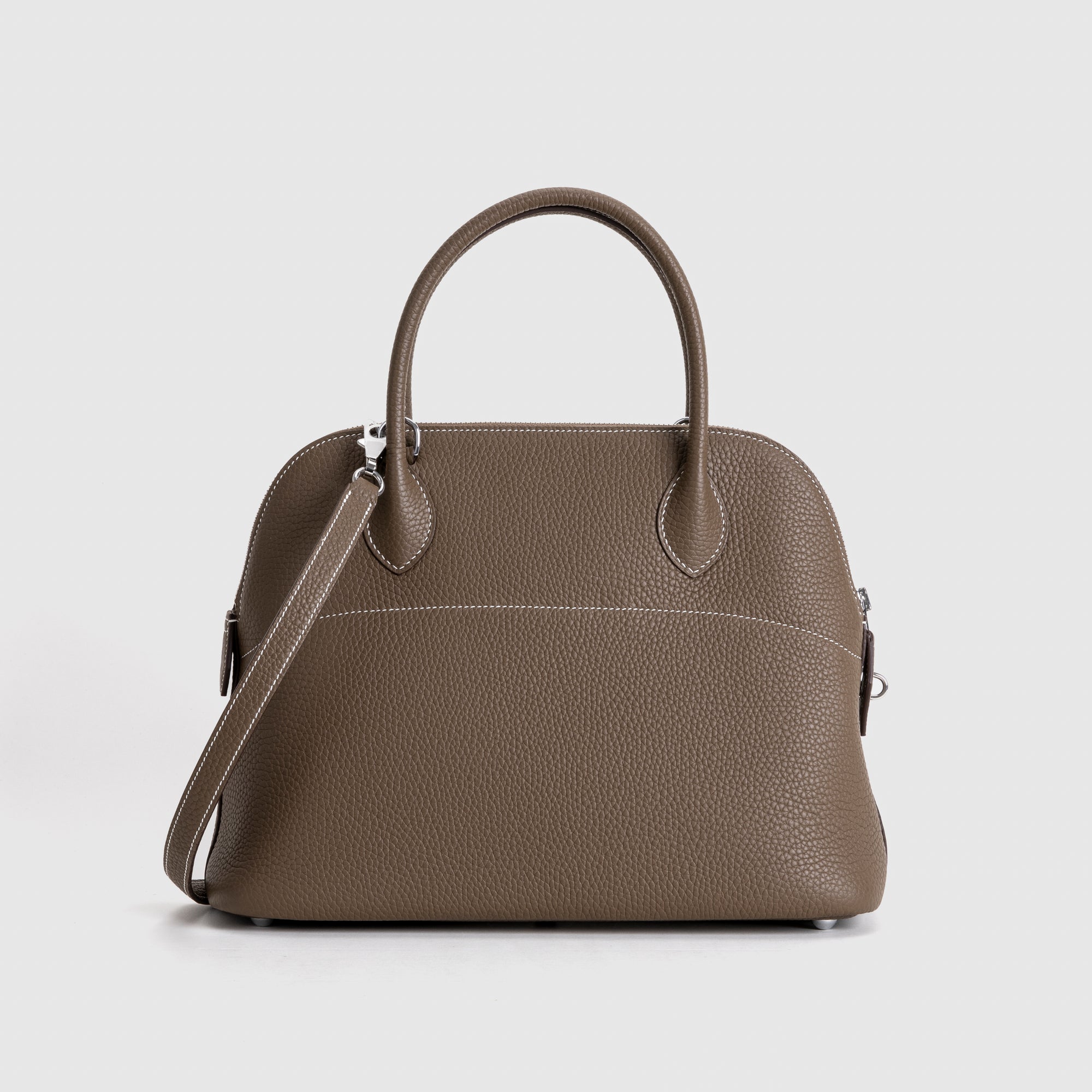 BOLIDE 31 CLEMENCE LEATHER ETOUPE WITH PALLADIUM HARDWARE (PHW)
