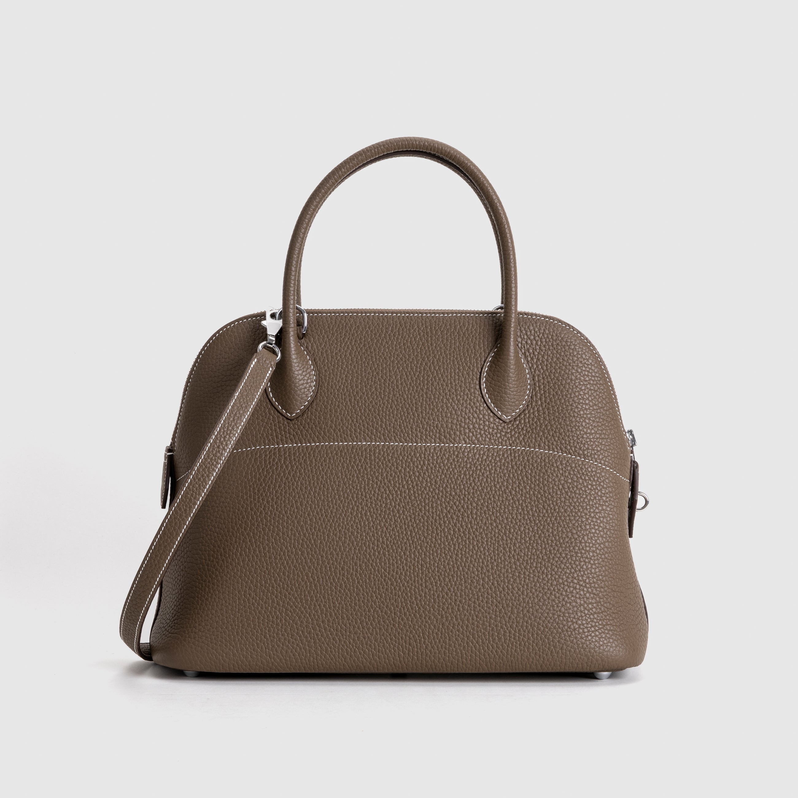 BOLIDE 31 CLEMENCE LEATHER ETOUPE WITH PALLADIUM HARDWARE (PHW)