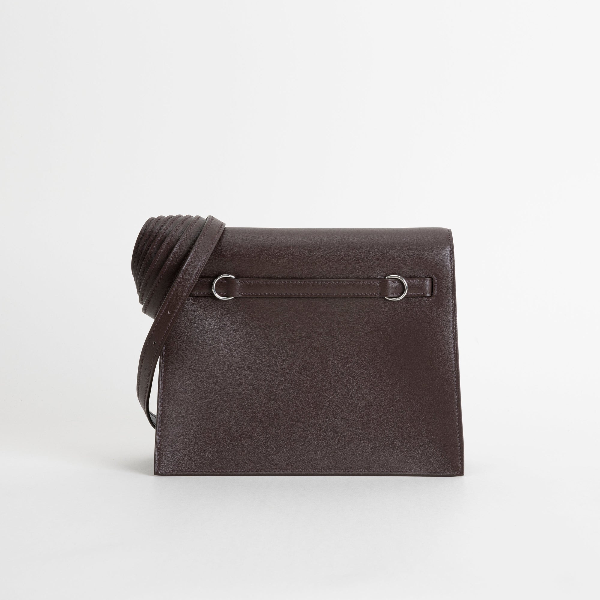 KELLY DANSE EVERCOLOR LEATHER CHOCOLAT WITH PALLADIUM HARDWARE (PHW)