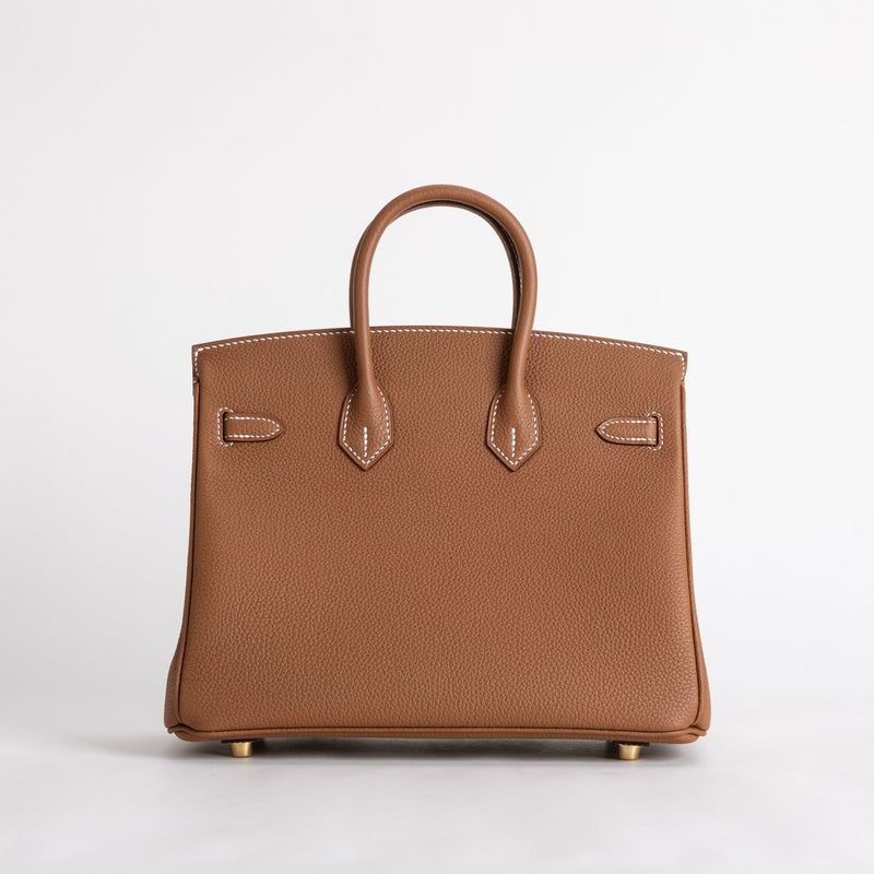 BIRKIN 25 TOGO LEATHER GOLD WITH GOLD HARDWARE (GHW)