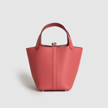 PICOTIN 18 LOCK CLEMENCE LEATHER ROSE AZALEE WITH PALLADIUM HARDWARE (PHW)