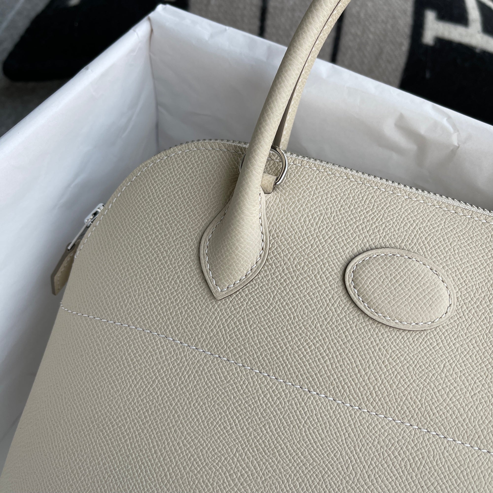 BOLIDE 27 EPSOM LEATHER CRAIE WITH PALLADIUM HARDWARE (PHW)