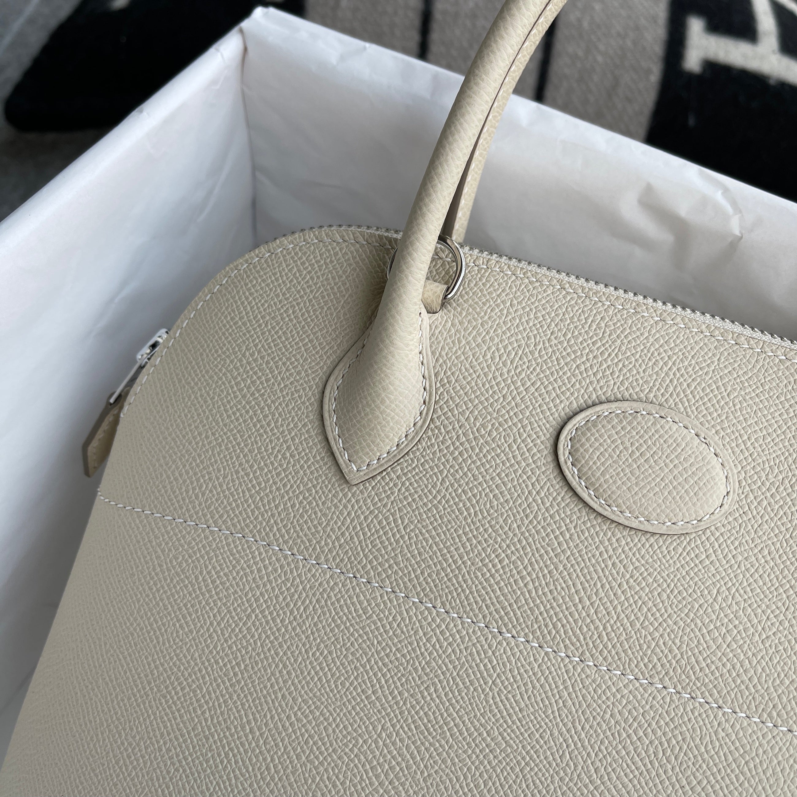 BOLIDE 27 EPSOM LEATHER CRAIE WITH PALLADIUM HARDWARE (PHW)
