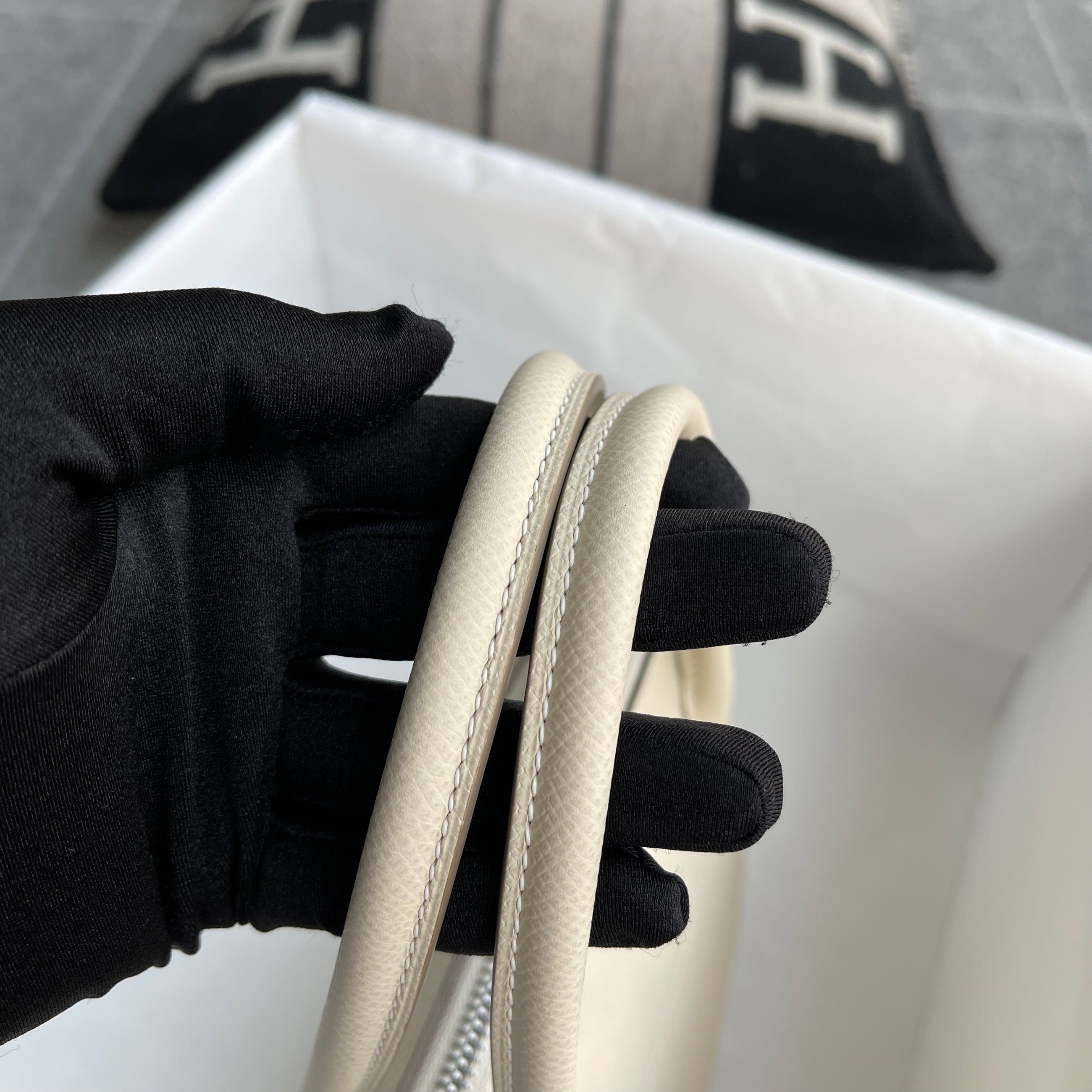 BOLIDE 27 EPSOM LEATHER CRAIE WITH PALLADIUM HARDWARE (PHW)