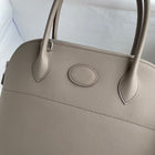 BOLIDE 27 EPSOM LEATHER GRIS ASPHALT WITH PALLADIUM HARDWARE (PHW)