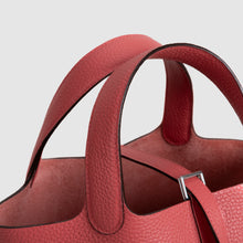 PICOTIN 18 LOCK CLEMENCE LEATHER ROSE AZALEE WITH PALLADIUM HARDWARE (PHW)