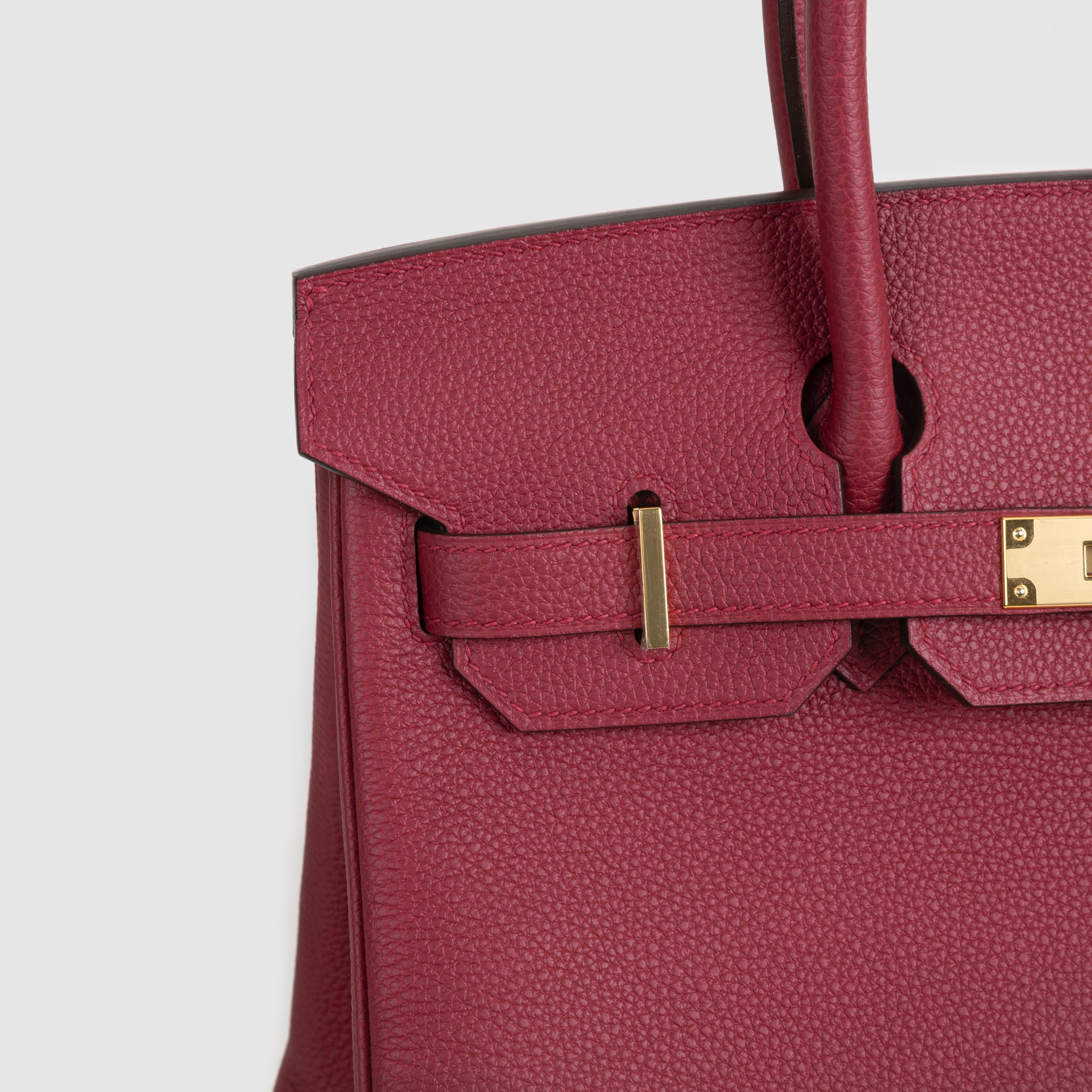 BIRKIN 30 TOGO LEATHER ROUGE GRENAT WITH GOLD HARDWARE (GHW)