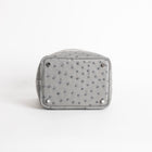 PICOTIN 18 LOCK OSTRICH LEATHER GRIS MEYER WITH PALLADIUM HARDWARE (PHW)