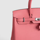 BIRKIN 25 SWIFT LEATHER ROSE AZALEE WITH PALLADIUM HARDWARE (PHW)