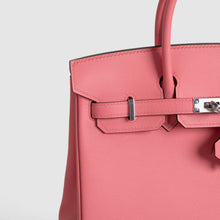 BIRKIN 25 SWIFT LEATHER ROSE AZALEE WITH PALLADIUM HARDWARE (PHW)
