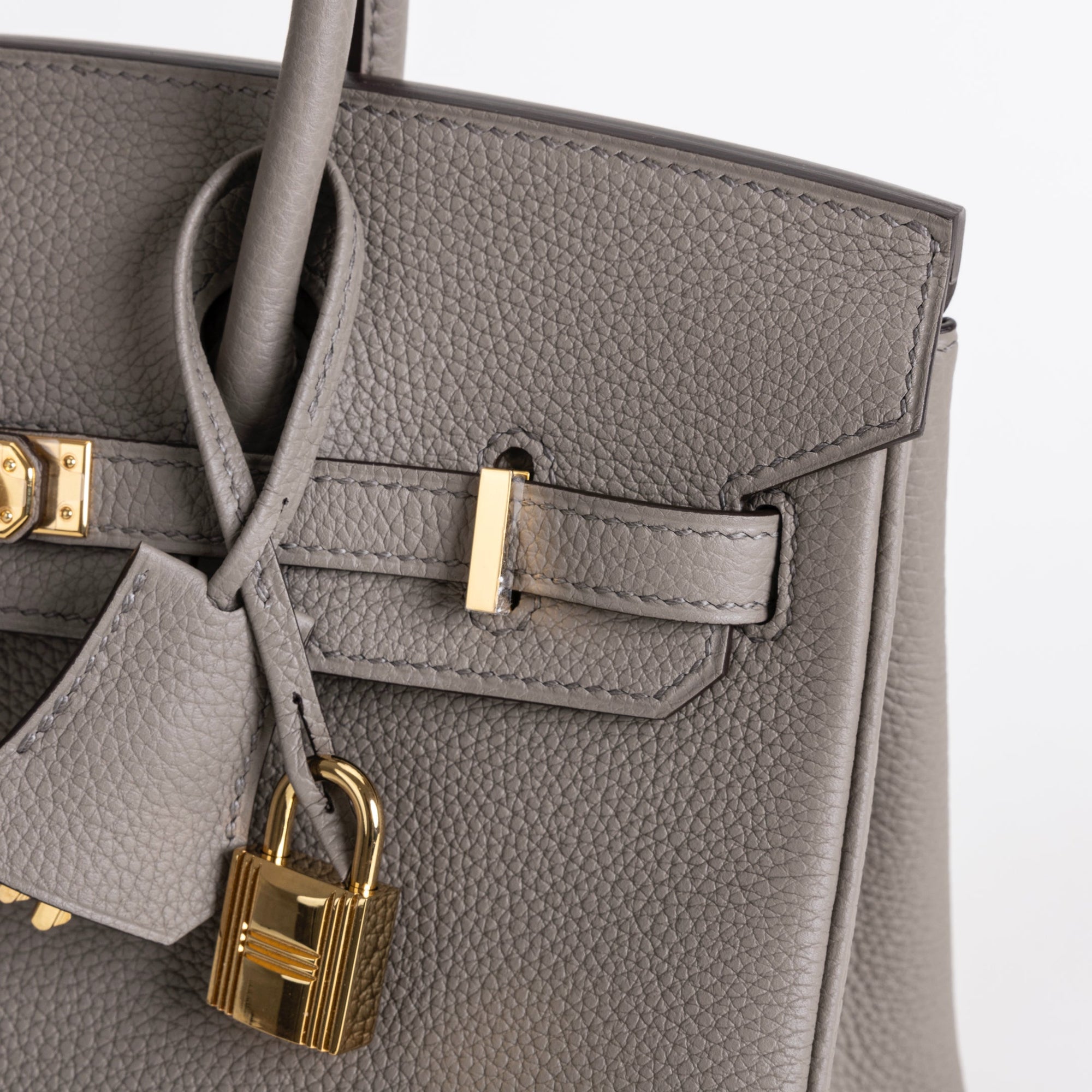 BIRKIN 25 TOGO LEATHER GRIS ASPHALTE WITH GOLD HARDWARE (GHW)
