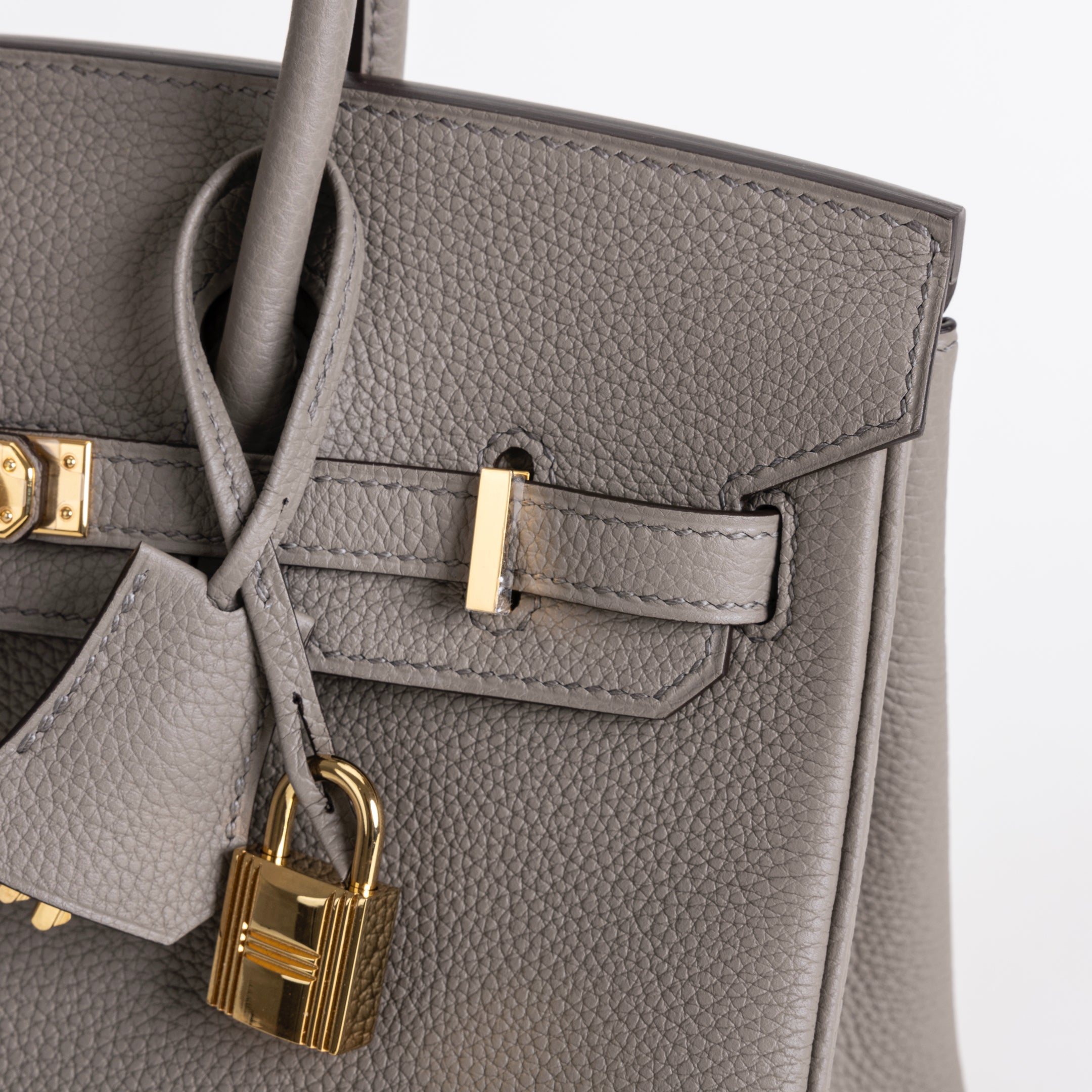 BIRKIN 25 TOGO LEATHER GRIS ASPHALTE WITH GOLD HARDWARE (GHW)