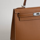 KELLY 28 EPSOM LEATHER GOLD WITH PALLADIUM HARDWARE (PHW)